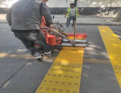 延安延安专业道路划线施工